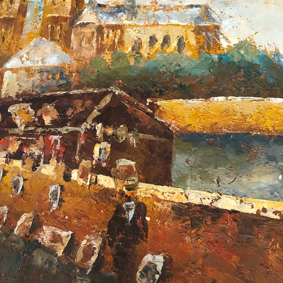 Acrylic Painting Street Scene by Bastion - Picture 4 of 13